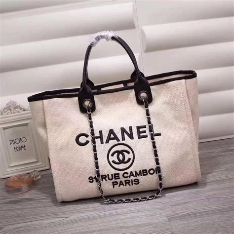 chanel beach tote replica|knockoff chanel handbags for sale.